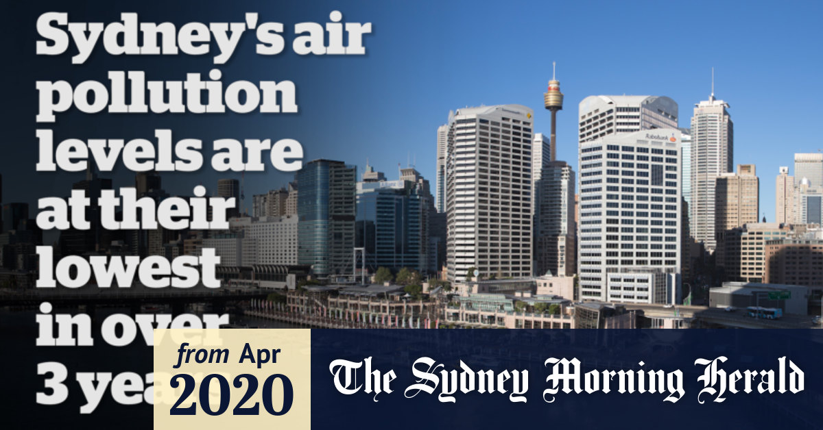 Video Sydney's airpollution levels are at their lowest in 3 years